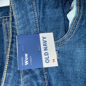 Old Navy Women's High Rise Dark Blue Jeans